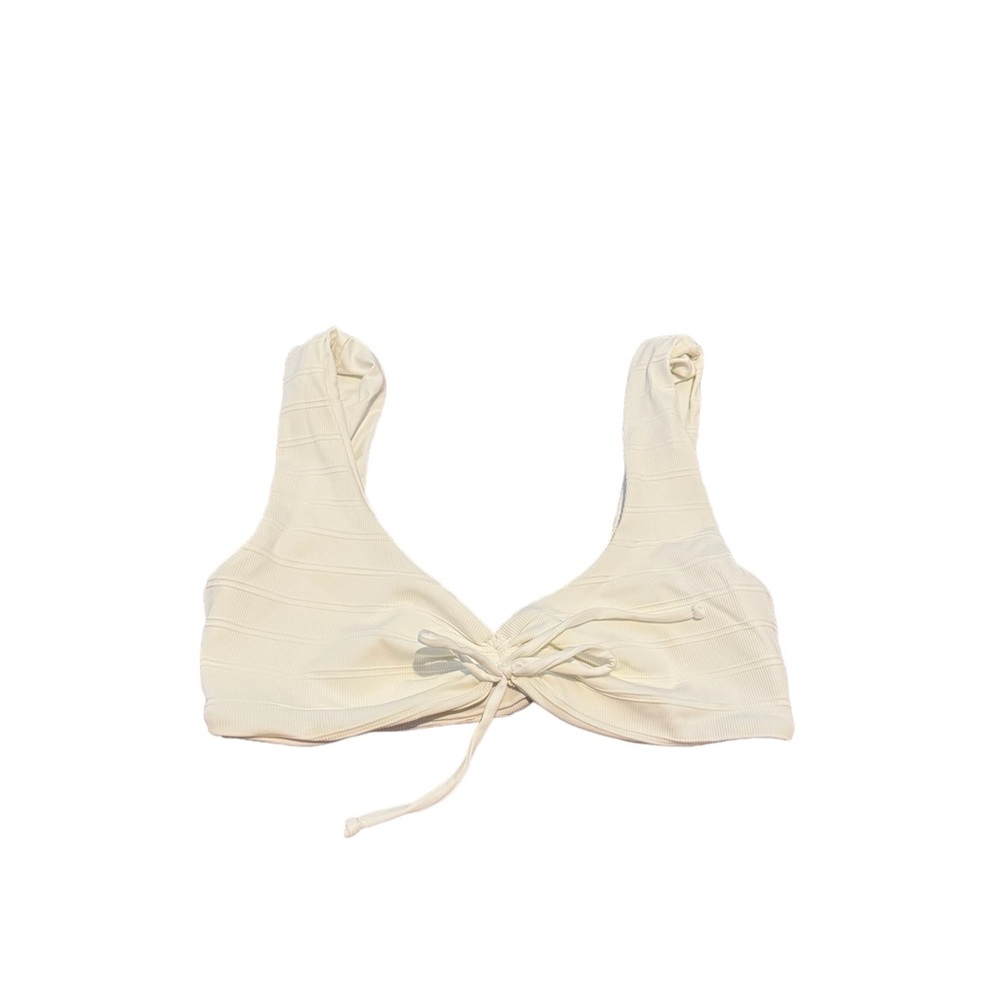 L*Space White Bikini Top Size Small